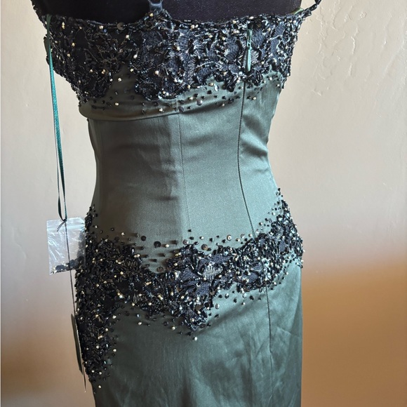 Mandalay green  Black Embellished Dress - Picture 9 of 12